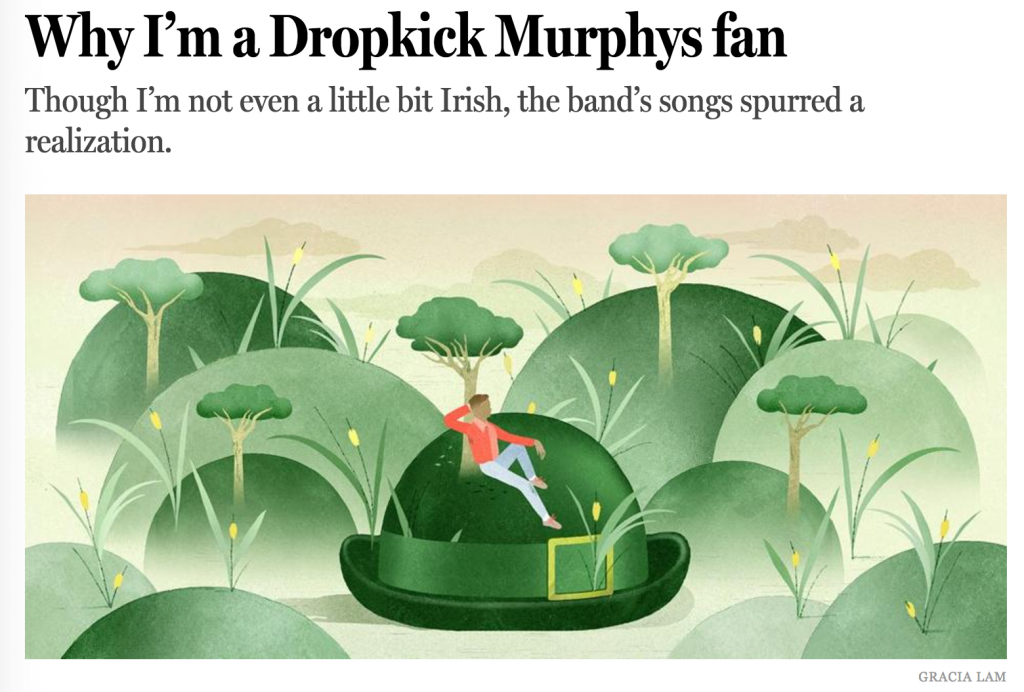 Dropkick Murphys Fan - Boston Globe